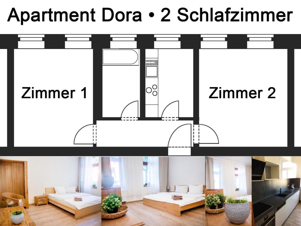 Apartment Dora Chemnitz Bagian luar foto